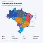 Mapa presidencial: Lula lidera em 11 estados, Flávio em nove e sete UFs têm empate técnico